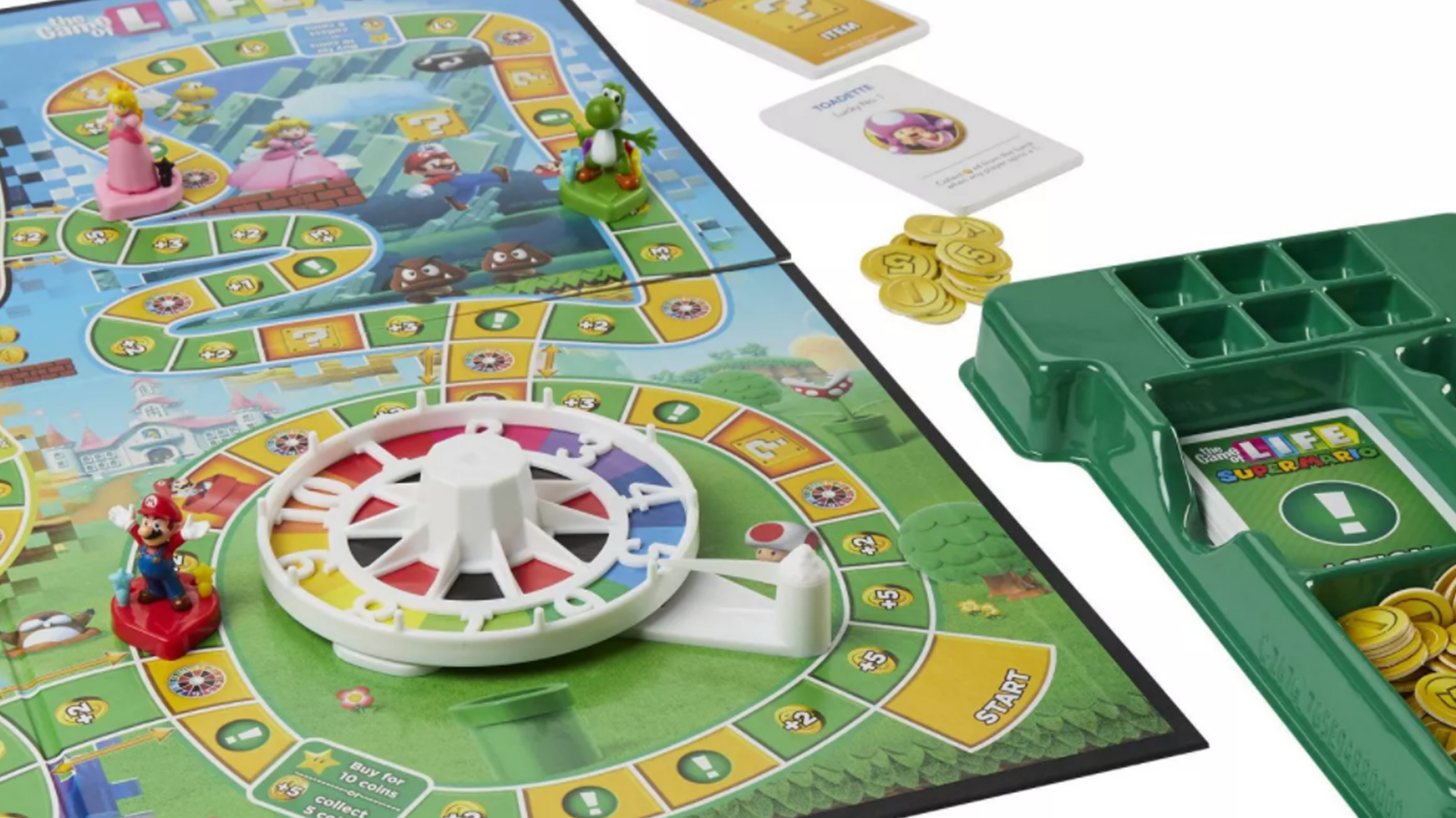 The Game of Life Super Mario Edition contains more Bowser and fewer